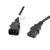 Przedłużacz kabla zasilającego IEC 320 C13 - C14 VDE 3M czarny-7809138