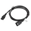 Przedłużacz kabla zasilającego IEC 320 C13 - C14 VDE 1.8M czarny-7809162