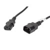 Przedłużacz kabla zasilającego IEC 320 C13 - C14 VDE 5M czarny-7809165