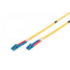 Patchcord FO SM 09/125 OS2 LC-LC duplex 1m Żółty-7809282