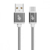 Kabel USB-USB C 1.5m szary sznurek-780964