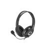 Słuchawki Bear 2 z mikrofonem czarne-7809807