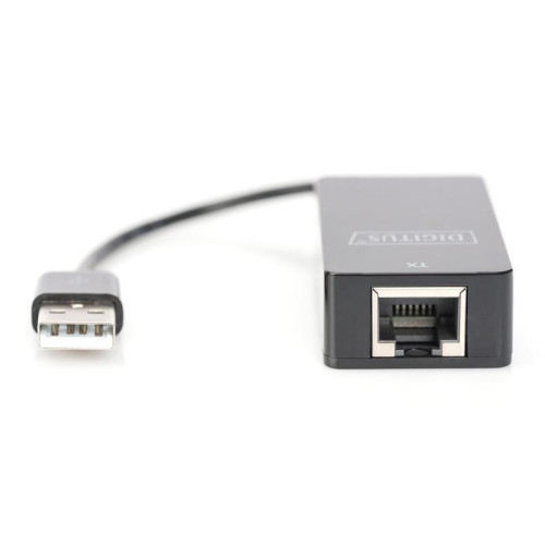 Przedłużacz/Extender USB 1.1 po skrętce Cat.5e/6 UTP/SFP do 45m, czarny, 20cm-7804270