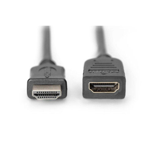 Kabel przedłużający HDMI HighSpeed z Ethernetem 1080p 60Hz FHD Typ HDMI A/HDMI A M/Ż 5m czarny-7804567