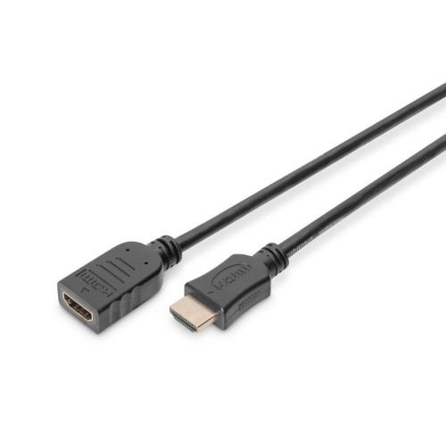 Kabel przedłużający HDMI HighSpeed z Ethernetem 4K 60Hz UHD Typ HDMI A/HDMI A M/Ż 3m Czarny-7804576