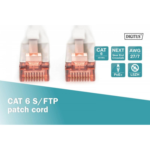 Patch cord S/FTP kat.6 LS0H 5m szary-7805102