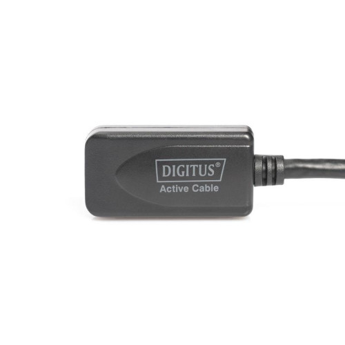 Kabel przedłużający USB 2.0 HighSpeed Typ USB A/USB A M/Ż aktywny 20m Czarny -7805180