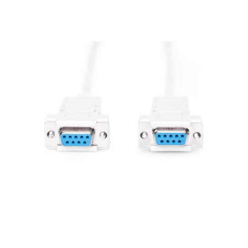 Kabel połączeniowy RS232 null-modem Typ DSUB9/DSUB9 Ż/Ż 3m szary-7805227
