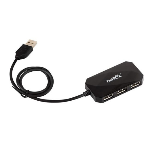 Hub USB 4-porty LOCUST USB 2.0 Czarny-7805484