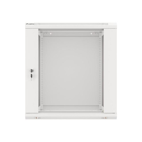 Szafa instalacyjna wisząca 19'' 12U 600X600mm szara (drzwi szklane)-7805735