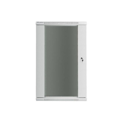 Szafa instalacyjna wisząca 19'' 22U 600X450mm szara (drzwi szklane)-7805794