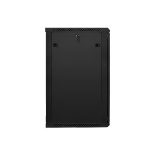 Szafa instalacyjna wisząca 19'' 22U 600X600mm czarna (drzwi szklane)-7805801