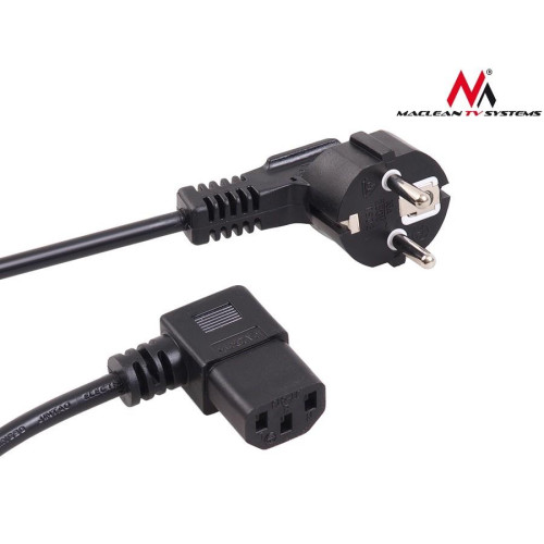 Kabel zasilający kątowy 3 pin 3M wtyk EU MCTV-803-7806113