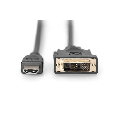 Kabel adapter HDMI Standard 1080p 60Hz FHD Typ HDMI A/DVI-D (18+1) M/M 3m czarny-7806330