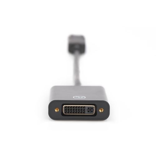 Kabel adapter Displayport z zatrzaskiem 1080p 60Hz FHD Typ DP/DVI-I (24+5) M/Ż 0,15m czarny-7806364