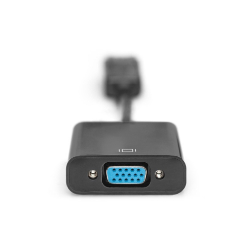 Kabel adapter Displayport z zatrzaskiem 1080p 60Hz FHD Typ DP/DSUB15 M/Ż 0,15m Czarny-7806372