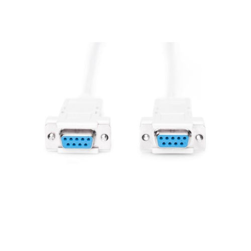 Kabel połączeniowy RS232 null-modem Typ DSUB9/DSUB9 Ż/Ż 1,8m Szary-7806398