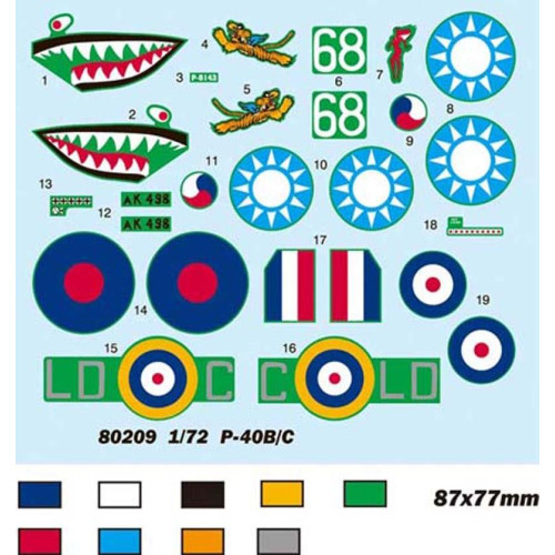 Model plastikowy P-40B/C Hawk- 81-7806517