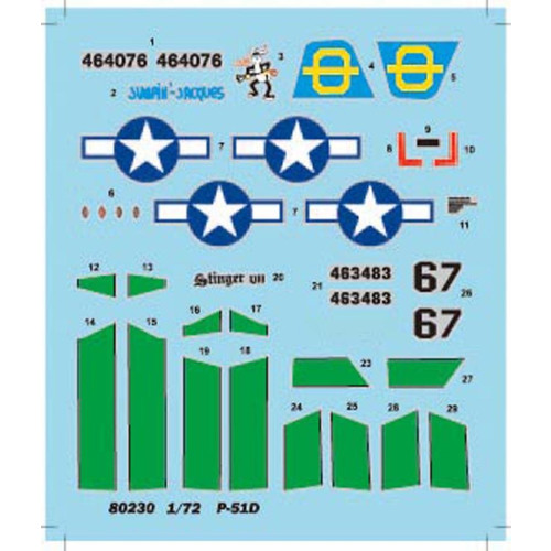 Model plastikowy P-51D Mustang IV-7806527