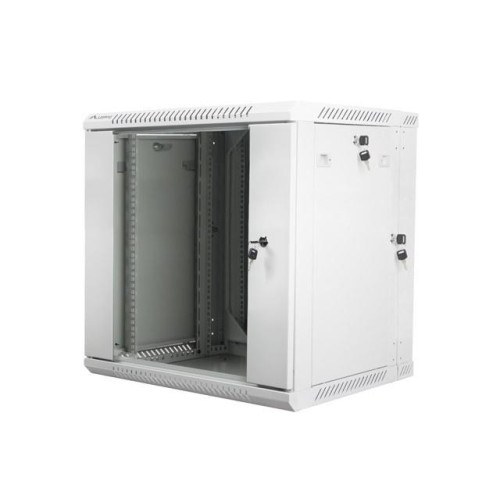 Szafa instalacyjna wisząca dwusekcyjna 19'' 12U 600X600mm szara-7807258