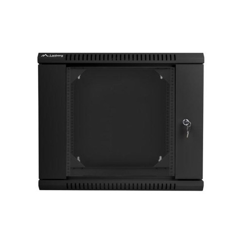 Szafa instalacyjna wisząca dwusekcyjna 19'' 9U 600X600mm czarna-7807283