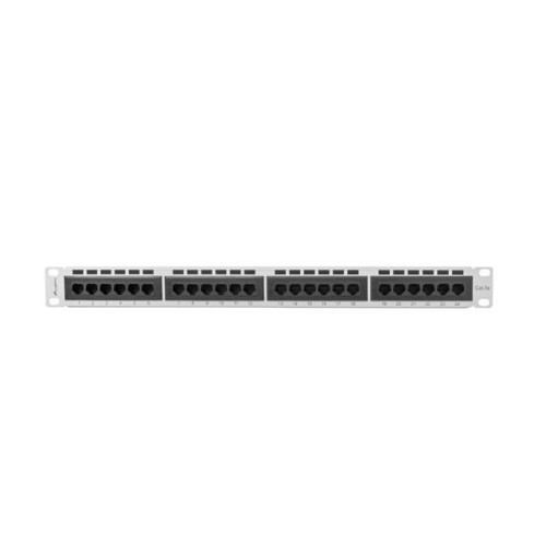 Patch Panel 24 Port 1U Kat.5E szary-7807671