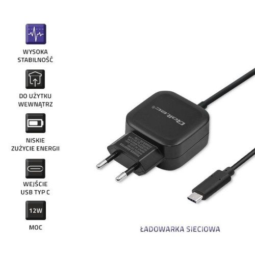 Ładowarka sieciowa 17W | 5V | 3.4A | USB + USB typ C-7808718