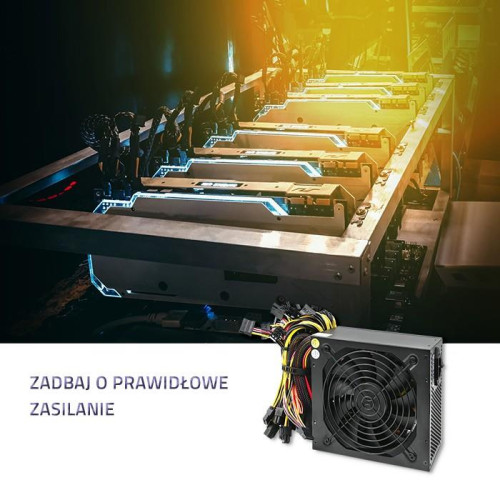 Zasilacz ATX | 1600W | 80 Plus Gold | Bitcoin Miner-7808789