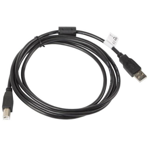 Kabel USB 2.0 AM-BM 1.8M Ferryt czarny-7809005