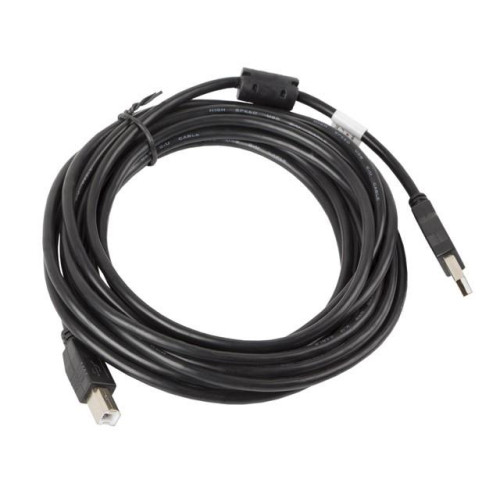 Kabel USB 2.0 AM-BM 5M Ferryt czarny-7809009