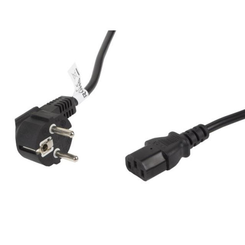 Kabel zasilający CEE 7/7 - IEC 320 C13 VDE 5M czarny-7809130