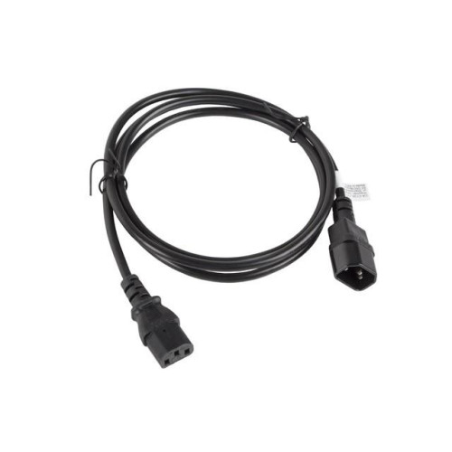 Przedłużacz kabla zasilającego IEC 320 C13 - C14 VDE 1.8M czarny-7809163