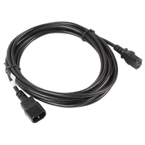 Przedłużacz kabla zasilającego IEC 320 C13 - C14 VDE 5M czarny-7809166