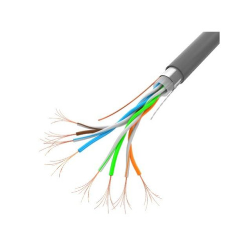 Kabel LAN FTP 100Mb/s 305m linka cca szary-7809173