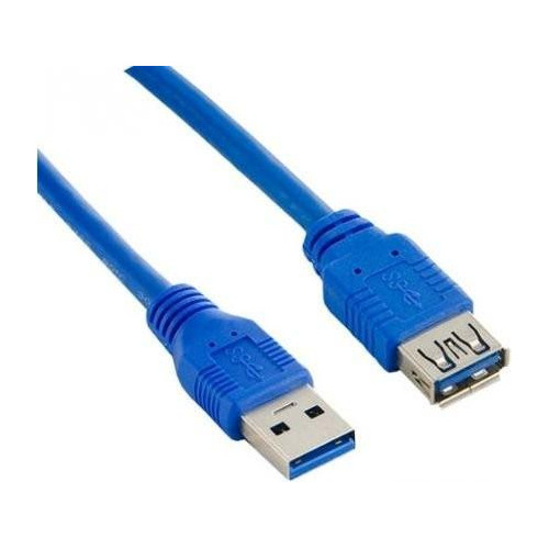 Przedłużacz kabla USB 3.0 AM-AF niebieski 1.8M-7809184