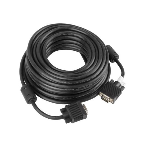 Kabel VGA Ferryt 15M M/M Ekran czarny-7809210