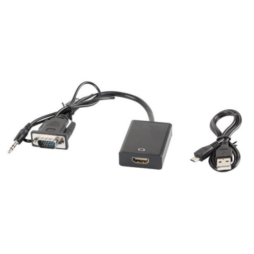 Adapter VGA(M) + Audio -> HDMI(Ż)-7809343