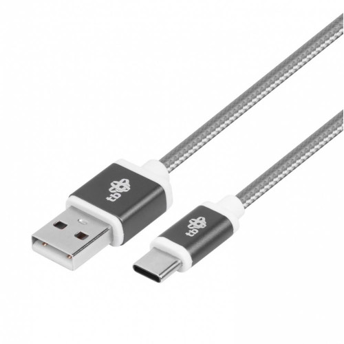 Kabel USB-USB C 1.5m szary sznurek-780962