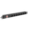 Listwa zasilająca Rack PDU 19" 1U 16A 7X 230V PL 2m czarna-7810521