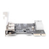 Karta (Kontroler) Firewire (400) PCI Exp., 2xZew. 1xZew.(Mini) IEEE1394a 6pin+Mini,Low Profile,VT6308P-7810638