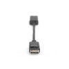 Kabel adapter DisplayPort z zatrzaskiem 1080p 60Hz FHD Typ DP/HDMI A M/Ż 0,2m Czarny-7811147