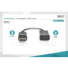 Kabel adapter DisplayPort z zatrzaskiem 1080p 60Hz FHD Typ DP/HDMI A M/Ż 0,2m Czarny-7811149