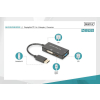 Kabel adapter Displayport 4K 30Hz/1080p 60Hz Typ DP/HDMI(UHD)+DVI-I+VGA (FHD) M/Ż 0,20m czarny-7811372
