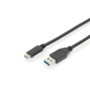 Kabel połączeniowy USB 3.1 Gen.2 SuperSpeed+ 10Gbps Typ USB C/USB A M/M, Power Delivery 1m Czarny-7811906