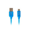 Kabel Premium USB micro BM - AM 2.0 1m niebieski QC 3.0-7812455