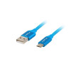 Kabel Premium USB micro BM - AM 2.0 1.8m niebieski QC 3.0-7812456