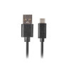 Kabel USB CM - AM 2.0 1m czarny QC 3.0, pełna miedź-7812569