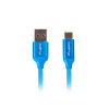 Kabel Premium USB CM - AM 2.0 1m niebieski 5A, pełna miedź-7812571