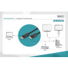 Kabel połączeniowy DisplayPort z zatrzaskami 8K 30Hz UHD Typ DP/DP M/M 1m czarny-7812942