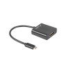Adapter USB CM - HDMI F 15cm czarny-7813221